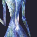 blue half