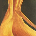 untitled - orange prismacolor